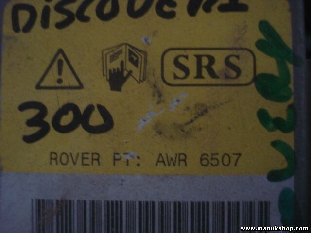 Airbagsensor Airbagsteuergerät Range Rover Discovery 300 SRS AWR 6507 AWR6507