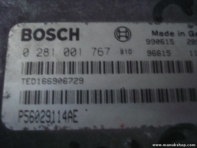 Motorsteuergerät Craysler Jeep Grand Cherokee P56029114AE 56029114AE 0281001767
