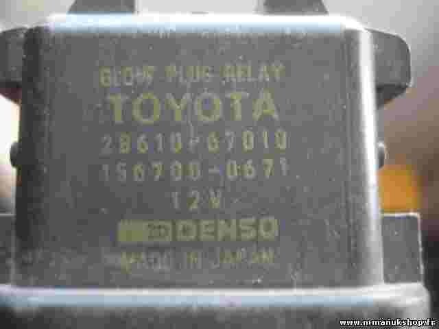 Glühkerzen Relais  Toyota Avensis 2861067010 2860164170 1567000900 28610-67010