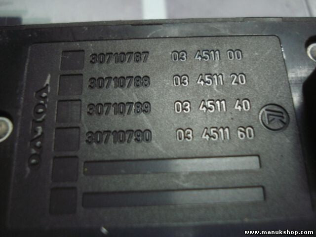 Fensterheber schalter Volvo  V50 30710787 30710788 30710789 30710790 03451100 .