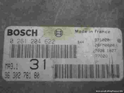 Motorsteuergerät Peugeot 9630278180 96 302 781 80 MA3131 BOSCH 0261204622