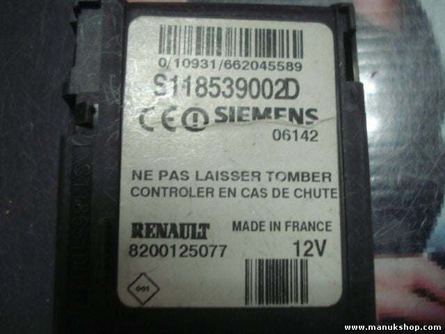 Steuergerät Kartenleser Scenic II Grand Scenic II Megane 8200125077 S118539002D