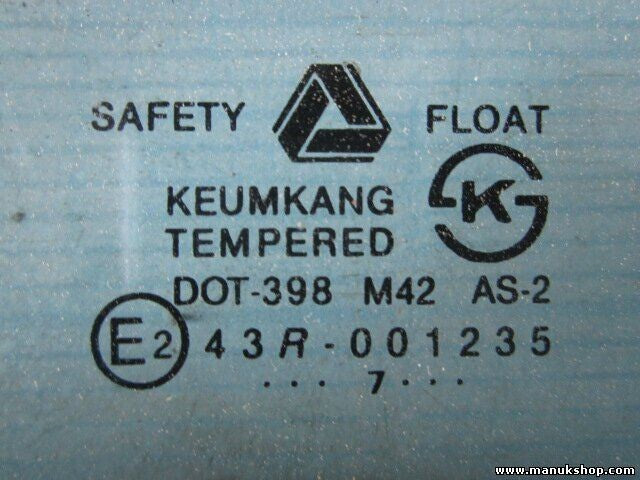Türscheibe Seitenscheibe hinten links Hyundai Galloper II 43R001235 43R-001235