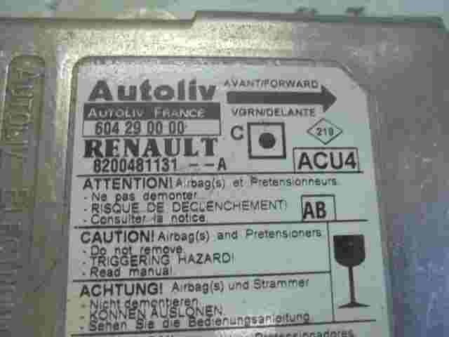 Airbagsensor Airbagsteuergerät Megane II (AB) 8200481131A 604290000