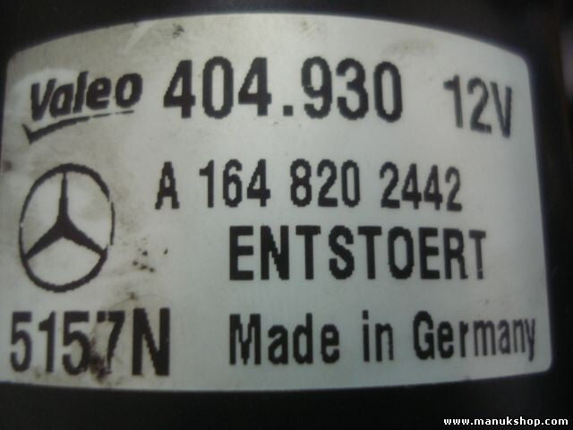 Wischermotor Mercedes-Benz W164 ML A1648202442 A 164 820 2442 VALEO 404930 5157N