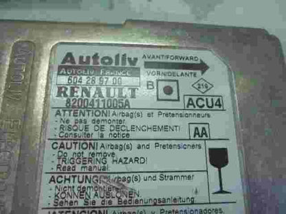 Airbagsensor Airbagsteuergerät Renault Megane (AA) 8200411005A 604289700