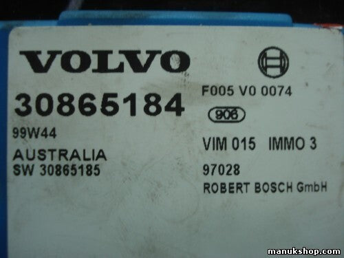 Steuergerät Wegfahrsperre Alarmmodul Volvo V40 99W44 30865184 F005V00074