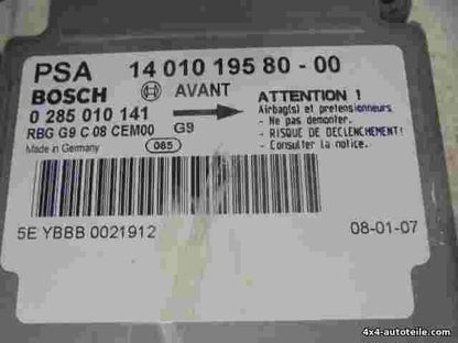Airbagsensor Airbagsteuergerät Peugeot Expert Fiat Scudo 1401019580 0285010141