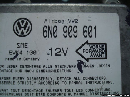 Airbagsensor Airbagsteuergerät VW Volkswagen Polo 6N 6N0909601 6NO909601 5WK4130