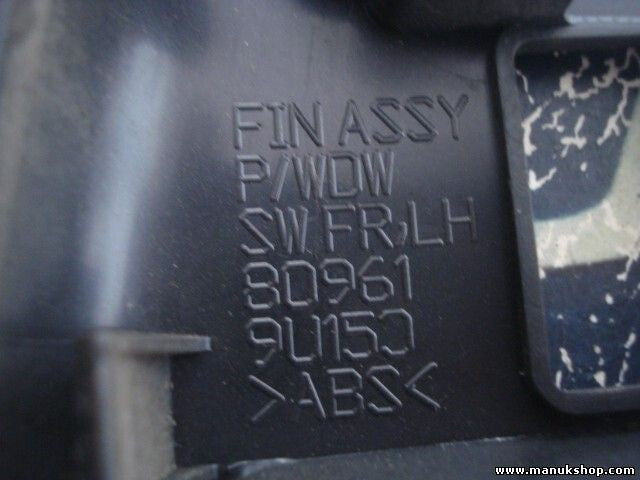 Fensterheber schalter abdeckung FIN ASSY P/WDW SWFRLH Nissan Note 809619U150
