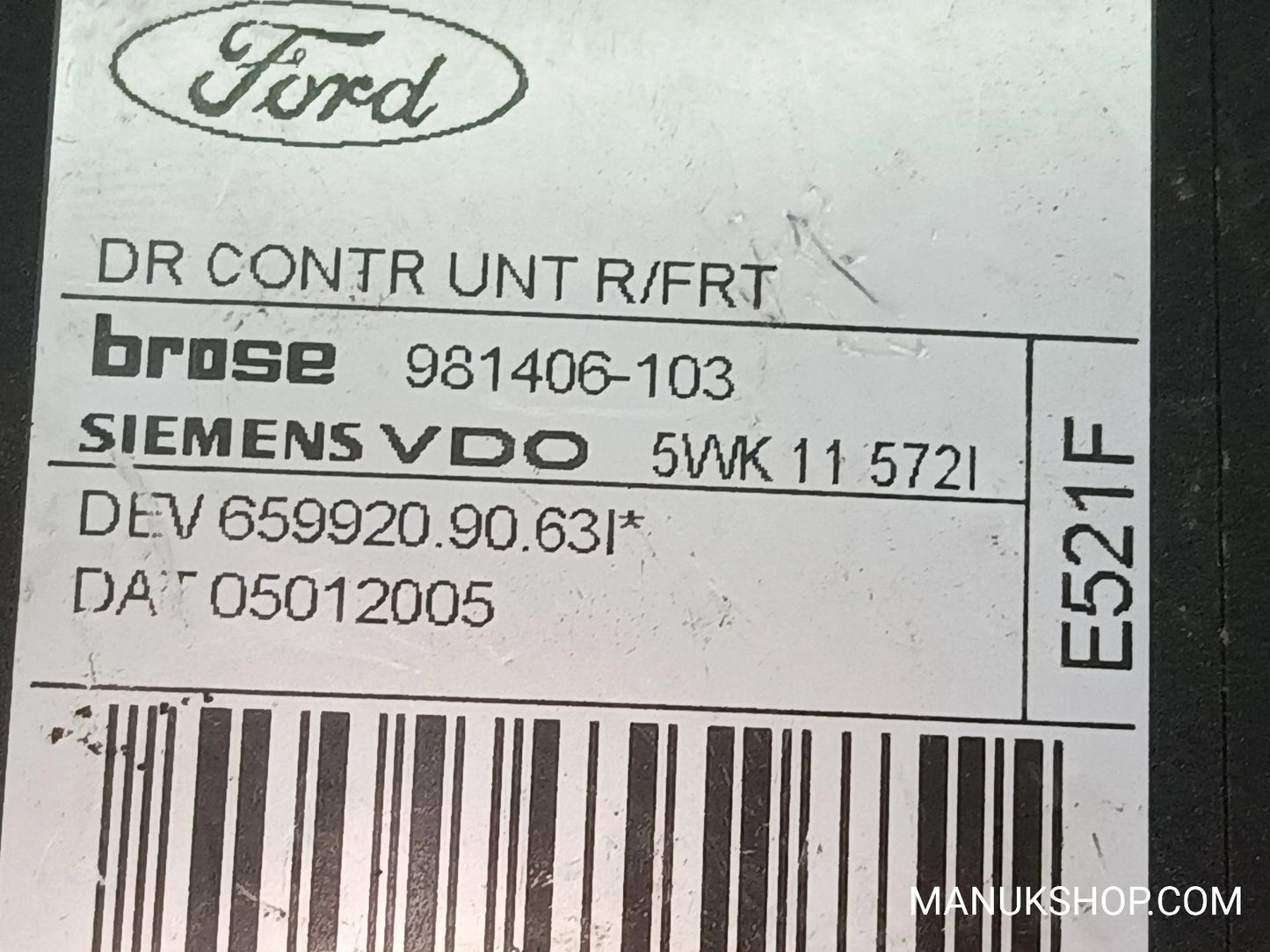 Fensterheber motor vorne recht Ford Focus 0130822214 981406103 503620090403