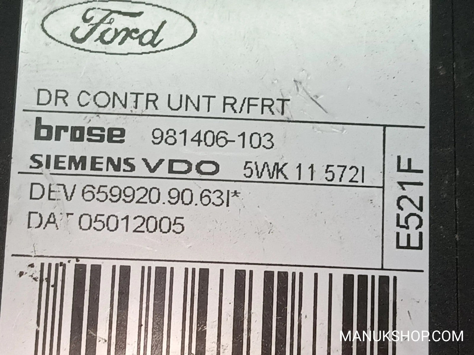 Fensterheber motor vorne recht Ford Focus 0130822214 981406103 503620090403