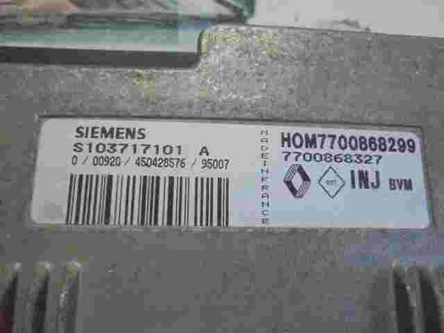 Motorsteuergerät Renault Espace 3 Megane 7700868327 HOM7700868299 S103717101A