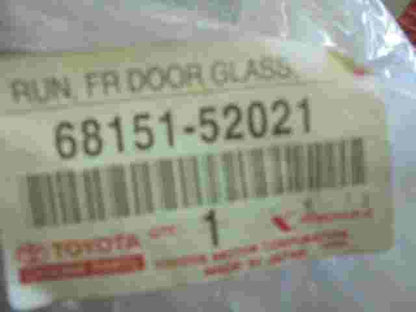 Run Front Door Glass LH  Toyota Echo 6815152021 68151-52021