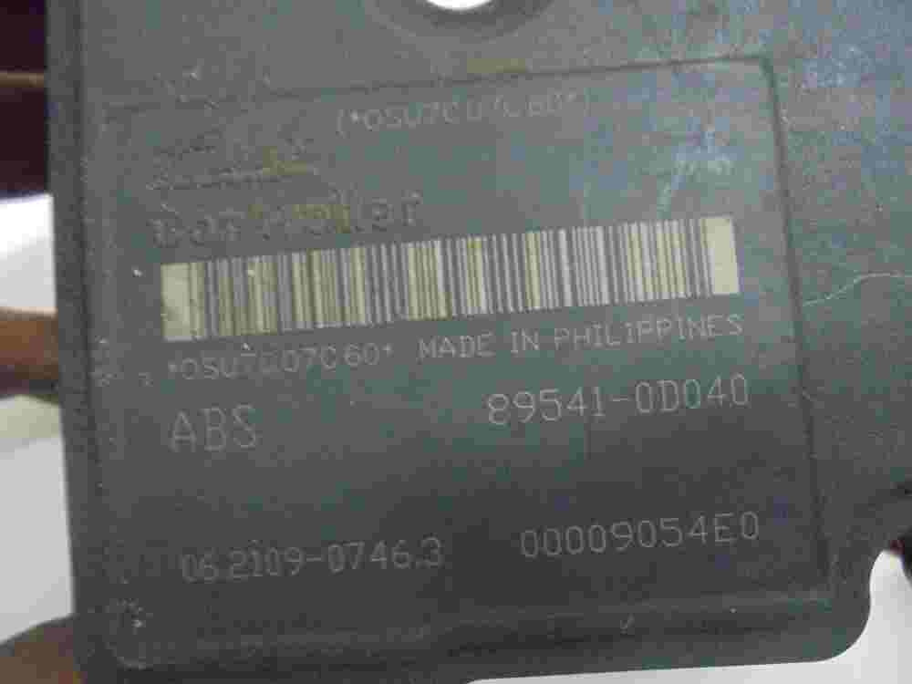 ABS Steuergerät Toyota Yaris 895410D040 89541-0D040 00009054E0 ATE 06210907463
