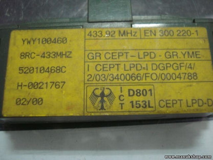 Steuergerät Wegfahrsperre Alarmmodul Land Rover Freelander YWY100460 52010468C