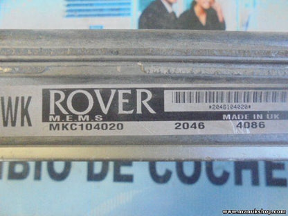 Motorsteuergerät Rover 200 Hatchback XW 214 76 KW, 103 PS WK MKC104020 2046