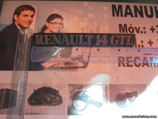 Emblem Logo RENAULT 14 GTL 7700697437 04876