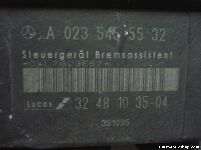 Bremsassistent Steuergerät Mercedes-Benz W210 W202 A0235455532 3248103504