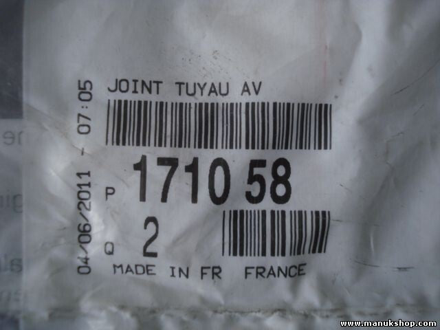 Auspuffdichtung Eingang  Citroen Peugeot 171058 1710 58