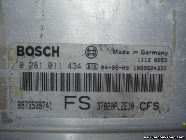 Motorsteuergerät Honda Civic 8973539741 FS 8973539741FS 37820PLZE10 0281011434
