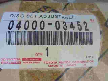 Kupplungsdruckplatte Kupplungsscheibe Toyota Auris Corolla Yaris 0400003452
