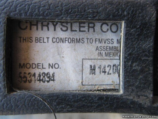 Gurtschloss Gurtschnapper vorne rechts Jeep Grand Cherokee WG WJ 55314894