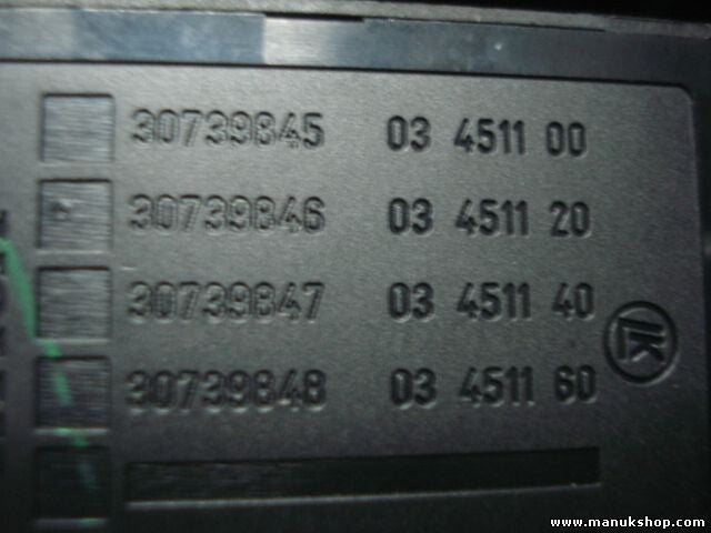 Fensterheber schalter Volvo V50 S40 30739845 30739846 30739847 30739848 03451100