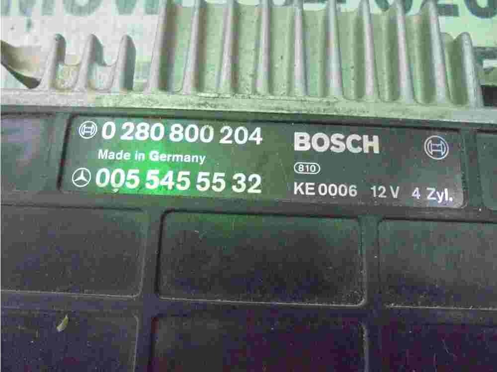Motorsteuergerät Mercedes  W124 W201 0055455532 KE0006 4Zyl. BOSCH 0280800204