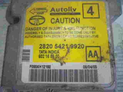Airbagsensor Airbagsteuergerät Tata Indica Indigo (AA) 282054219920 602168800
