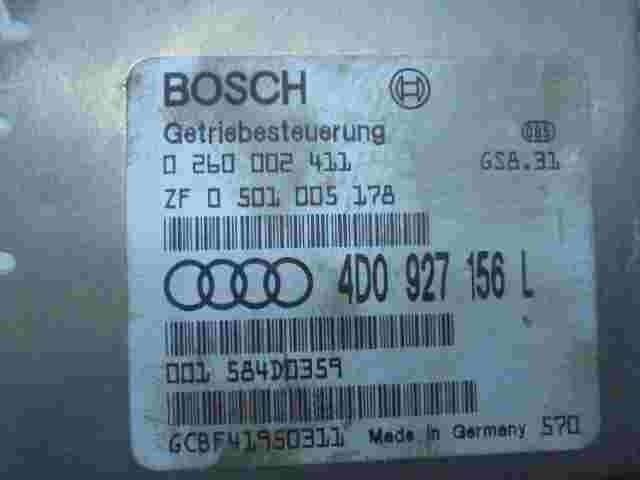 Getriebesteuerung  VW Audi A8 GS.31 4D0927156L ZF0501005178  BOSCH 0260002411