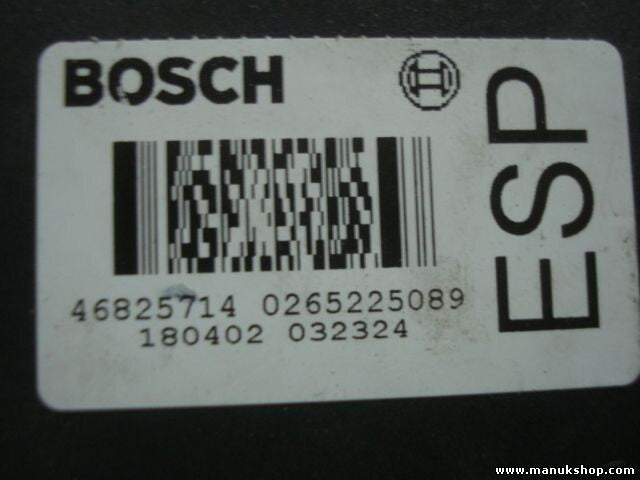 Hydraulikblock Fiat Stilo 46825714 0046825714 BOSCH 0265950037 0265225089