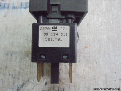 Schalter Opel Vectra ECO 09134511 09 134 511
