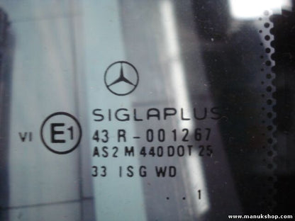 Dreieck Türscheibe Seitenscheibe hinten rechts Mercedes W140 AS2M440D0T25