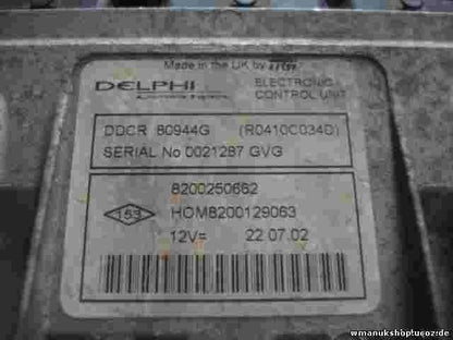 Motorsteuergerät Renault Clio  R0410C034D 8200250662 HOM 8200129063 DDCR 80944G