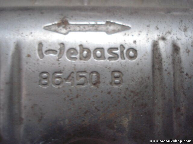 Abgasschalldämpfer Standheizung Mercedes-Benz WEBASTO TOP E 86450B 86450 B