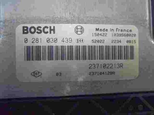 Motorsteuergerät Dacia Dokker 237104128R 237104128B BOSCH 0281030439 1039S68020