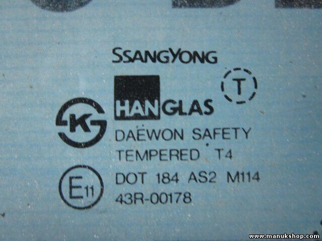 Dreieck Scheibe Seitenscheibe hinten links SsangYong Korando KJ 43R00178