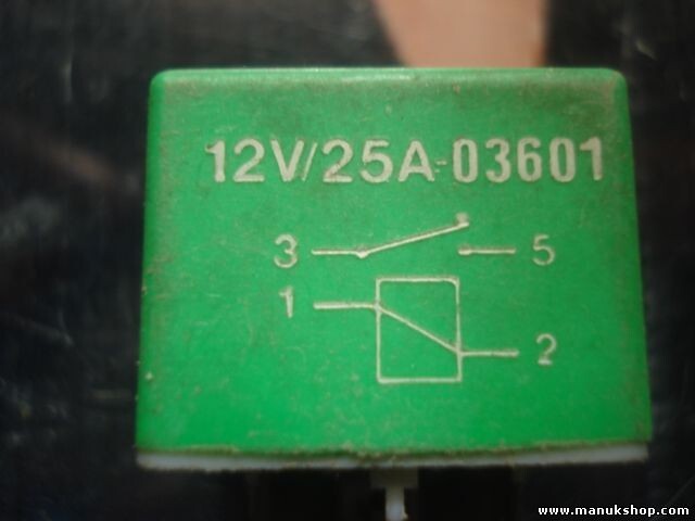 Relais Cartier Citroen Jumpy 12V 25A 03601 12V/25A 03601 12V/25A 03.601