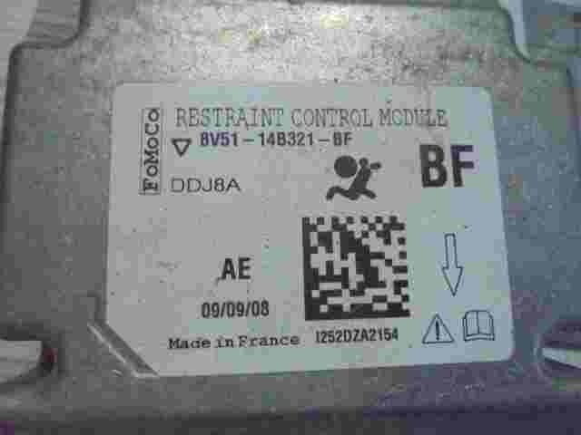 Airbagsensor Airbagsteuergerät Fiesta 8V5114B321BF 8V51-14B321-BF FoMoCo DDJ8A