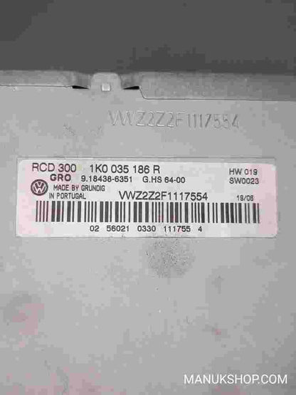 Multi-Info-Display Radio Passat Golf Touran Caddy RCD 300 1K0035186R  9184386351