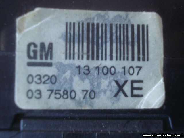 Warnblinkschalter Opel Astra GM 2005 13100107 03758070 03758070XE 03 7580 70 XE
