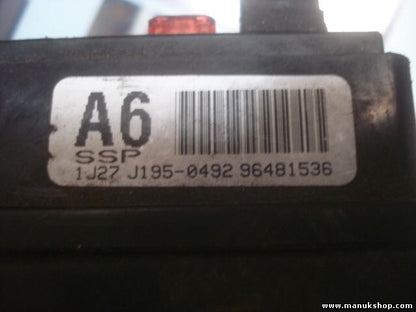 Sicherungskasten Chevrolet Nubira 96481536 A6 1J27 J195-0492