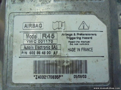 Airbagsensor Airbagsteuergerät Rover R45 YWC001170 YWC 001170 602864800AF