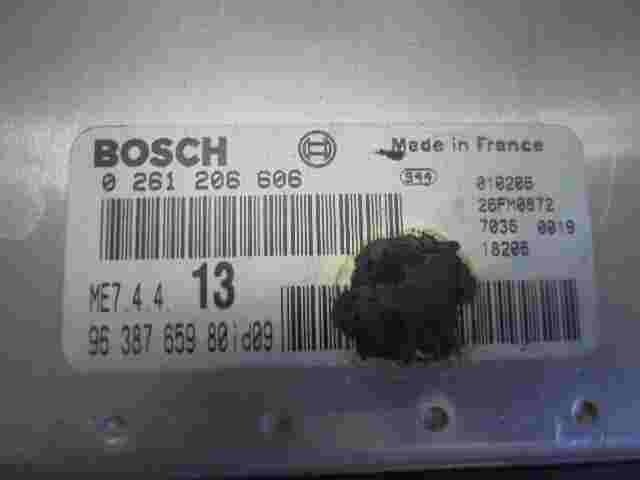 Motorsteuergerät Citroen Xsara I / II 1.6  9638765980 id09 BOSCH 0261206606