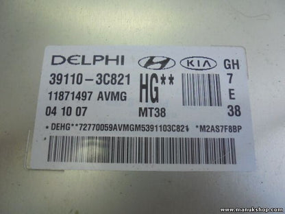 Motorsteuergerät Kia Opirus Amanti 3.5 3.8  2008 391103C821 DELPHI 11871497 AVMG