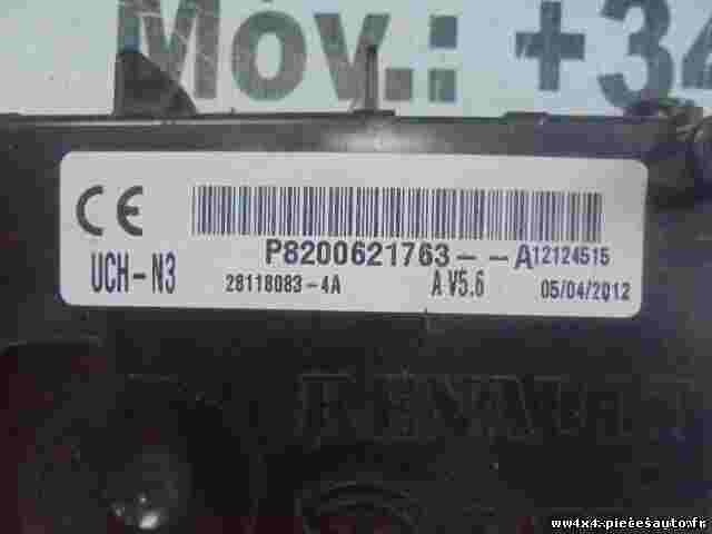 Sicherungskasten Renault Clio UCH-N3 P8200621763A 8200621763 281180834A