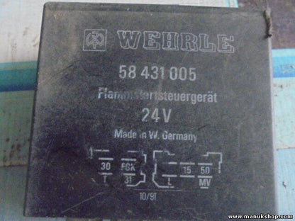 Flammstartsteuergerat Iveco WEHRLE 24V 58431005 58 431 005