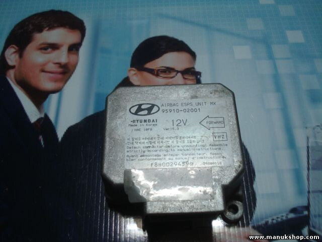 Airbagsensor Airbagsteuergerät Hyundai Matrix 9591002001 95910-02001 VHZ VER 5.3
