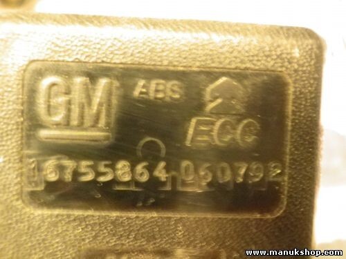 Gurtschloss Gurtschnapper hinten mittel Opel Frontera 16755864 060792